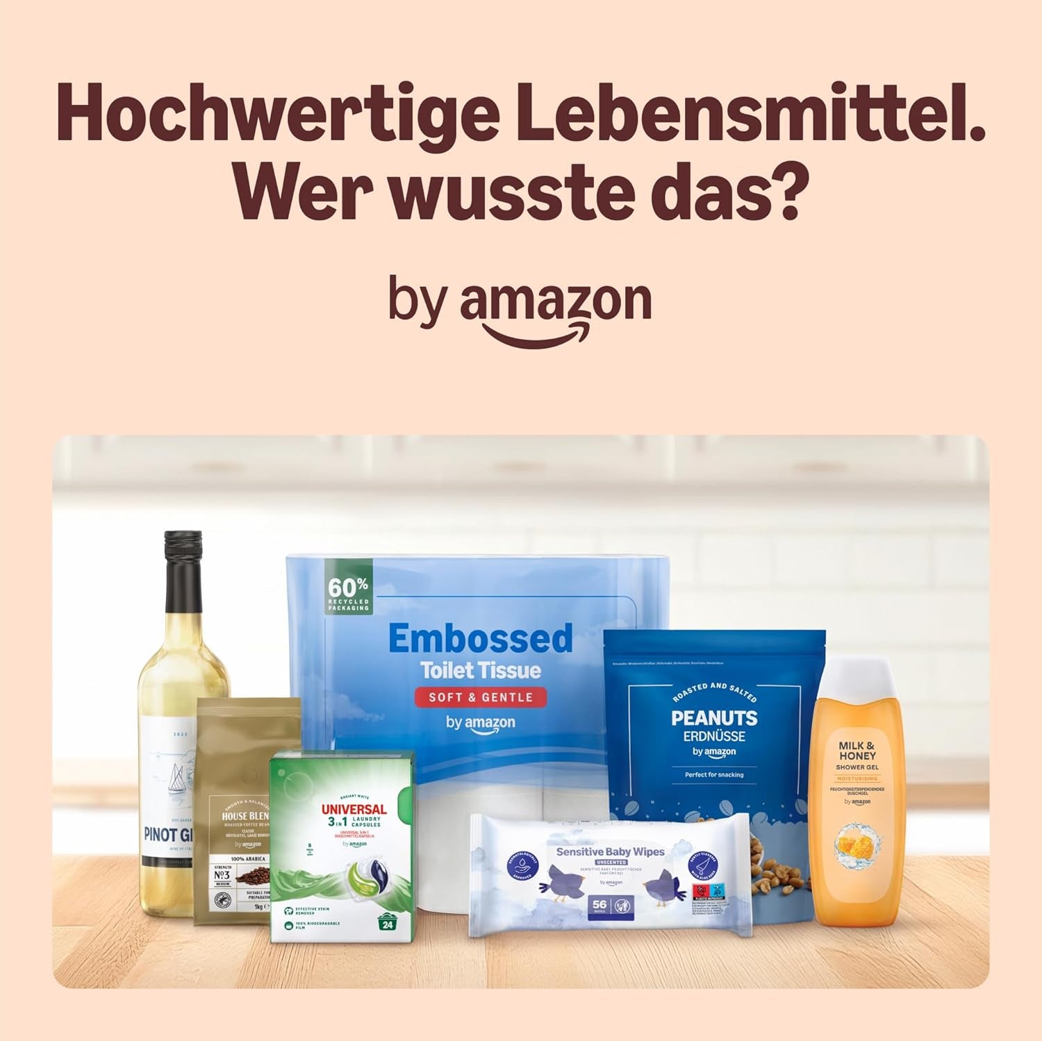 Von Amazon Heimkompostierbare Kaffeekapseln, kompatibel mit Nespresso, 100 % kolumbianischer Arabica, 20 Stück – Rainforest Alliance-zertifiziert