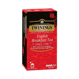 Twinings English Breakfast Black Tea 50g, 25 Teebeutel, voller, runder und kräftiger Schwarztee von den besten Teeplantagen in Sri Lanka und Indien. Schwarzer Tee 1er Pack (1 x 50 g)