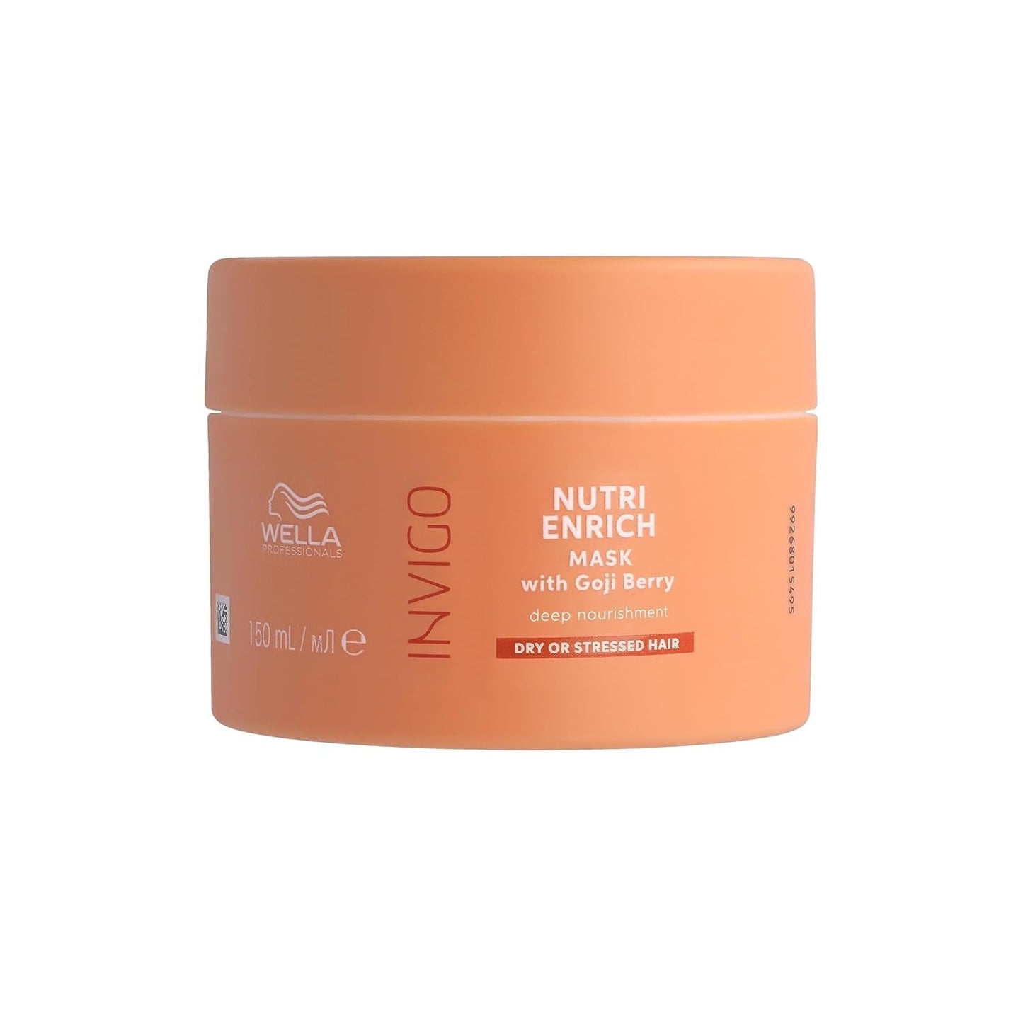 Wella Professionals Invigo Nutri Enrich – Feuchtigkeitspflege für geschädigtes Haar – Spülung, Maske und Spülung mit Vitamin E, Panthenol und Mandeln – gegen Frizz und für lebendige Locken. Haarmaske Naty Shop Haarspülung 150 ml