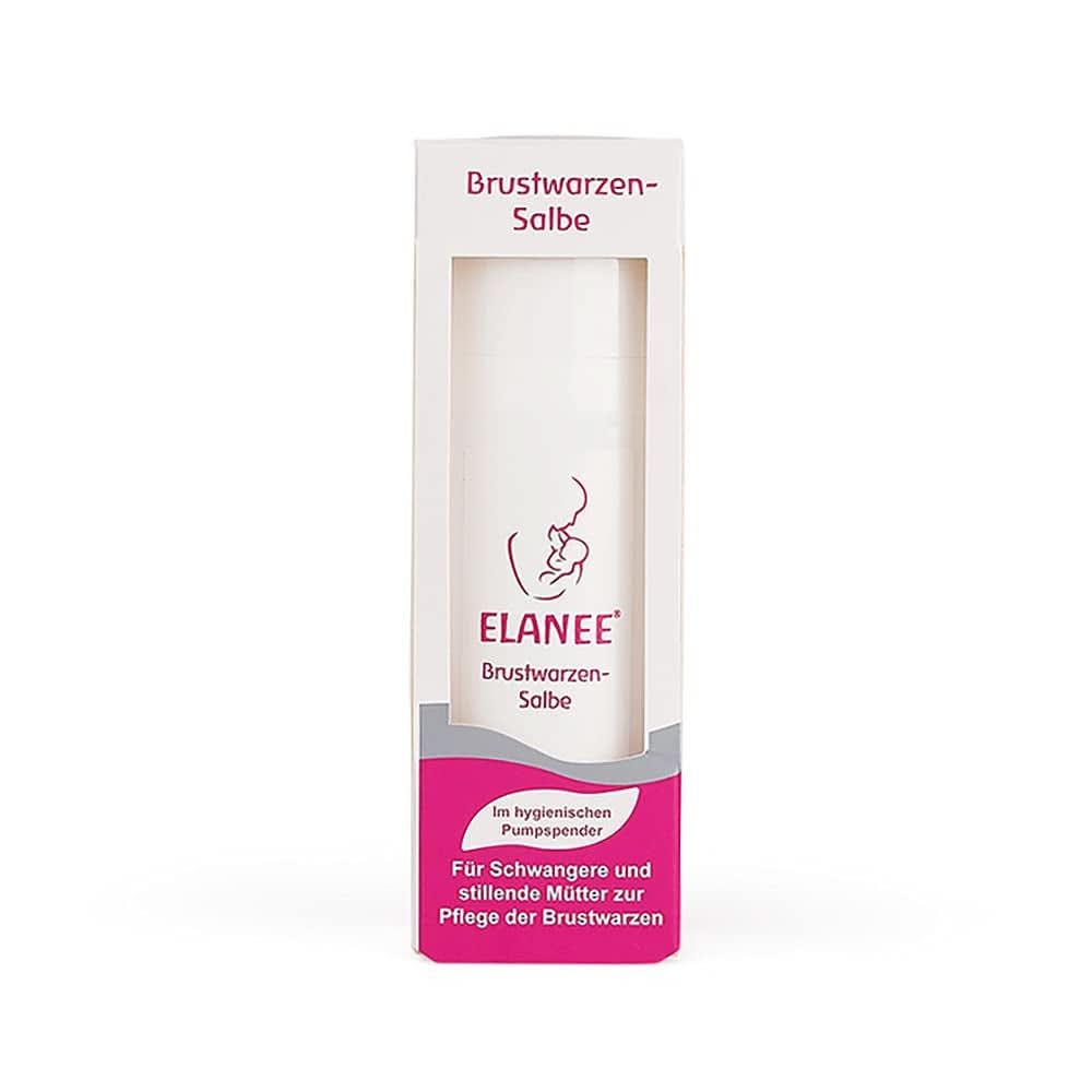 ELANEE Brustwarzensalbe Im Spender (30 Ml) - Pflegt Rissige Und Wunde Brustwarzen Vor Allem Während Der Stillzeit (402-00) Zubehör Lebensmittel und Stillen Bebe Naty Shop