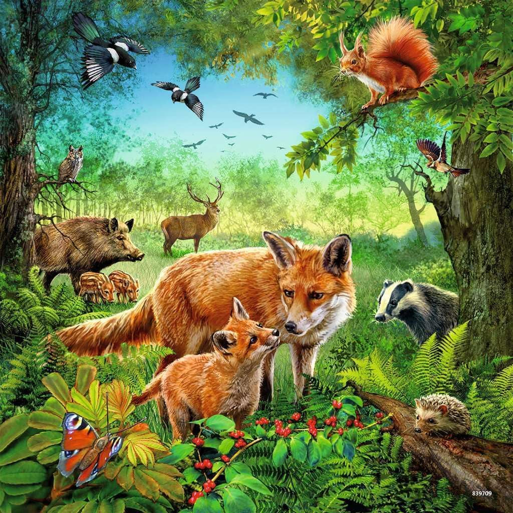 Ravensburger Puzzle für Kinder – 09330 Tiere der Erde – Puzzle für Kinder ab 5 Jahren, mit 3X49 Teilen Puzzle Naty Shop