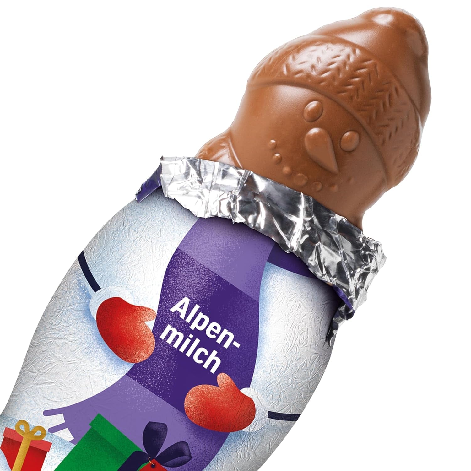 Milka Schneemann Alpenmilch – Großpackung Schoko-Schneemännerfiguren in 3 Modellen – 24 x 50g