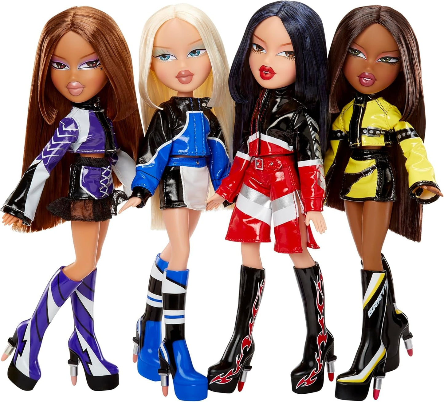 Bratz Scorchin' Cloe – Enthält 1 Modepuppe mit Outfit und Accessoires, vom Motorsport inspirierte Puppen, süßes Spielzeug für Mädchen
