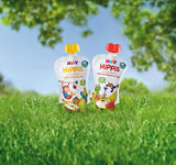 HiPP Bio für Kinder HiPPiS Erdbeer-Banane im Apfel – Theo Toucan, 100g