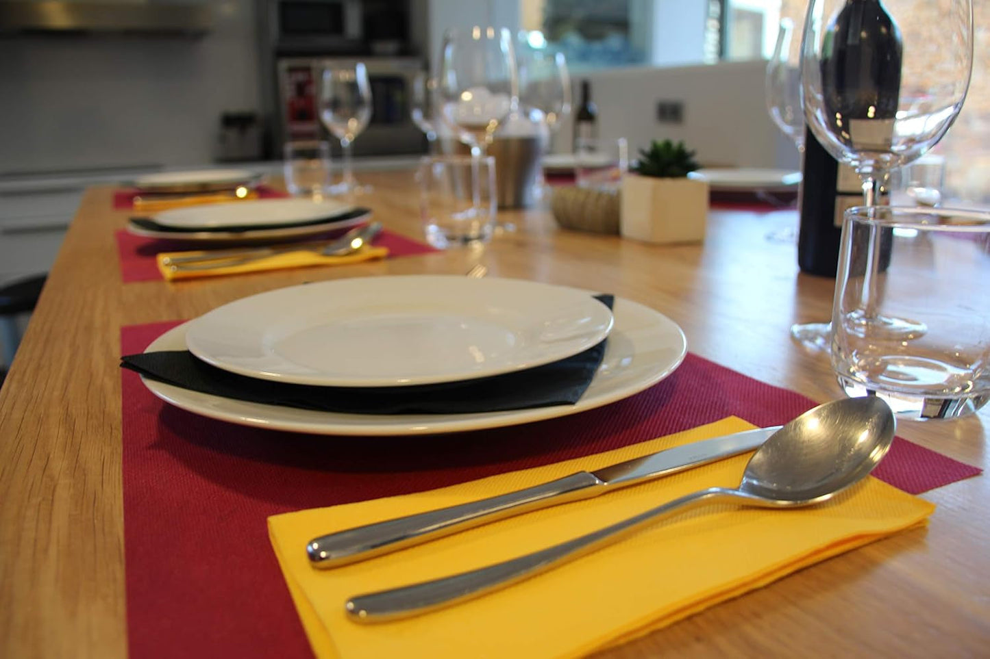 Servietten 40 x 40, Airlaid-Servietten, 30, Schwarz