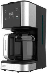 Espresso mit Filter Cecotec Coffee 66 Drop and Touch, Leistung 950 W, 1,5 l, 12 Tassen, Touchscreen, Glaskaraffe, 24-Stunden-Timer, 6 Schalter, wiederverwendbarer Netzfilter