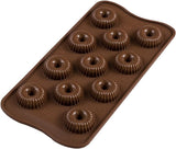 Silikomart 199384, 3D-Form für Chocolate Flame Kitchen Naty Shop Spiralen