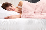 Emma Barclay beschwerte Sherpa-Decke, 127 x 152 cm, Blush Pink Emma Barclay Betten und Decken