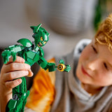 LEGO Marvel Green Goblin Baufigur, Superschurke, bewegliches Bauspielzeug für Kinder ab 8 Jahren, Jungen und Mädchen, Spider-Man-Universum-Set mit Schiebereglern und Kürbisbomben, Superhelden-Geschenkidee 76284 Bausets Besuchen Sie den LEGO-Store