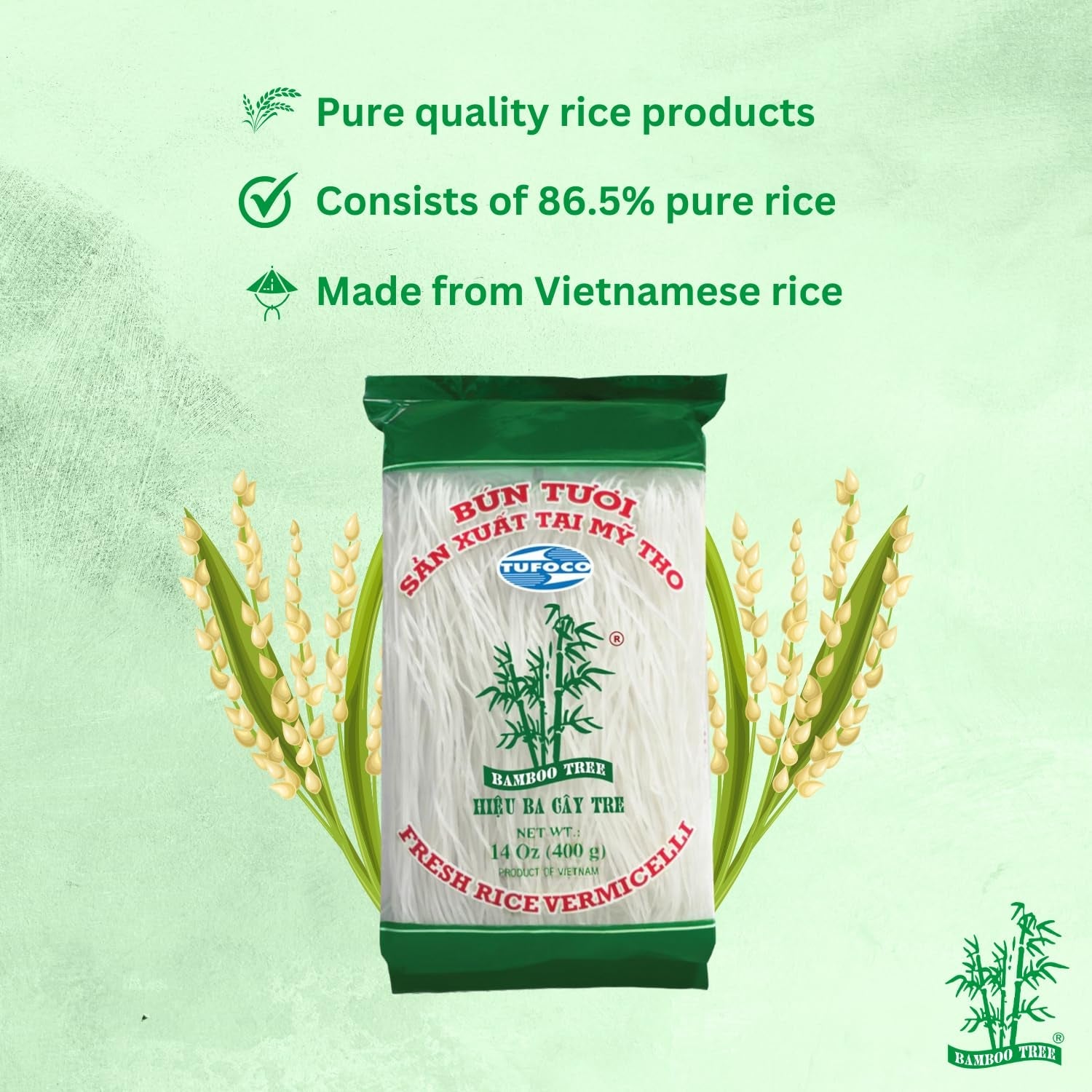 BAMBOO TREE – Frische Reisnudeln – 1 x 400 g