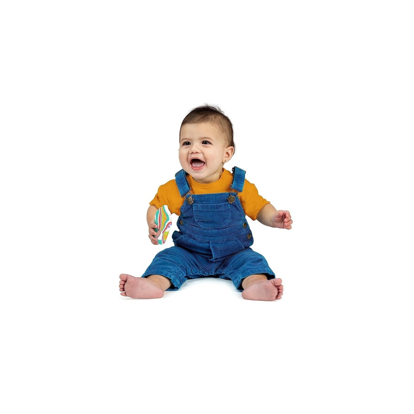 Bright Starts Beruhigender Soft-Serve-Beißring aus Silikon, Eistüte leicht zu greifen, BPA-frei, Unisex, ab 3 Monaten