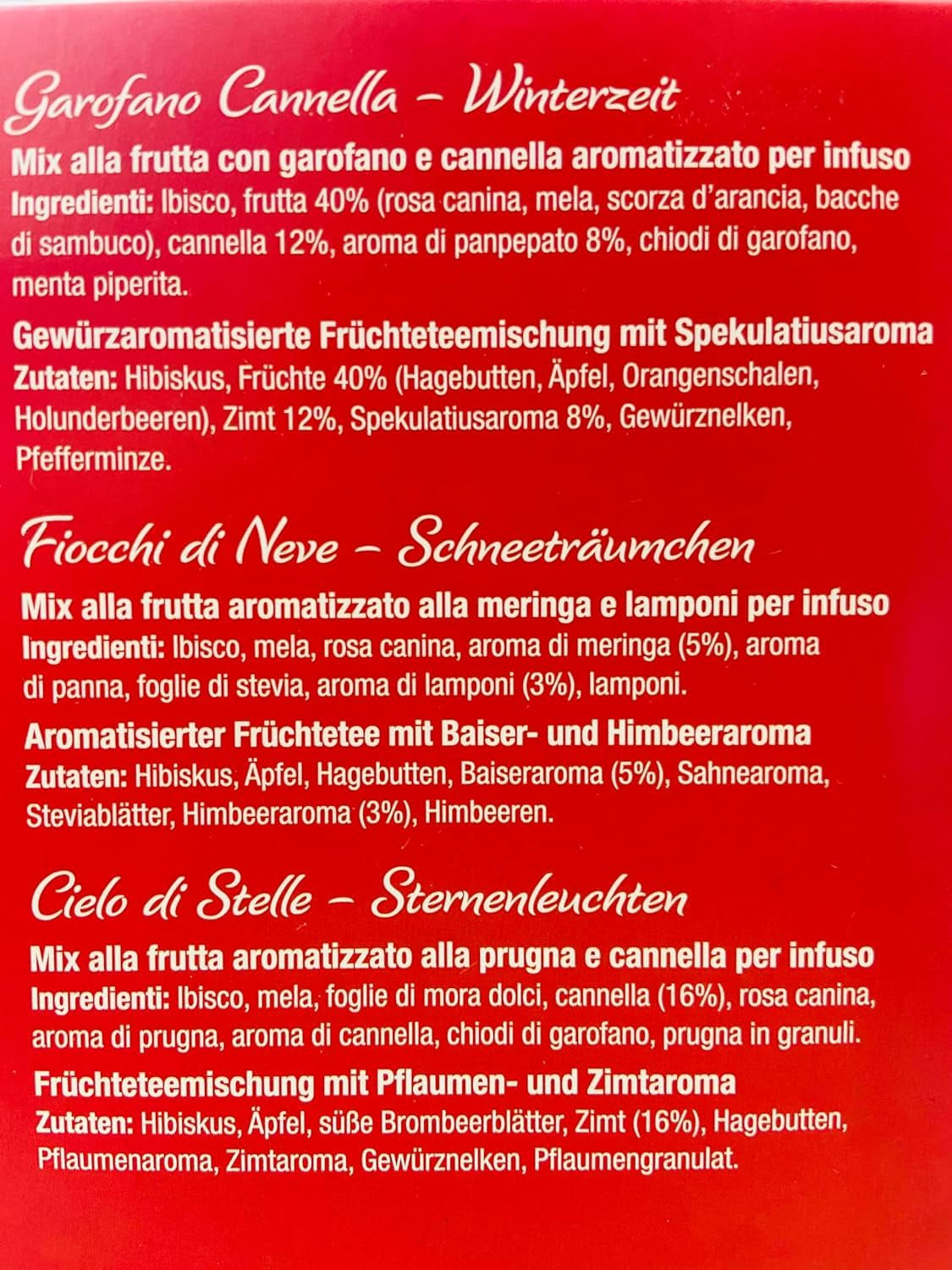 Pompadour 1913 Winter Collection Sortiment entkoffeinierter Früchte- und Kräutertees – 1 x 30 Teebeutel (82,5 Gramm)