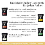 Ganze Bohnenkaffee-Probierset 5 x 350g | Entdeckungspaket Kaffeebohnen im Geschenkset | Arabisch | Fairer Handel | Vegan | Ideal für automatische Espressomaschinen, Filter-Espressomaschinen, Pour-Over-Espressomaschinen und French Press | KÖNIGLICHER BARISTA