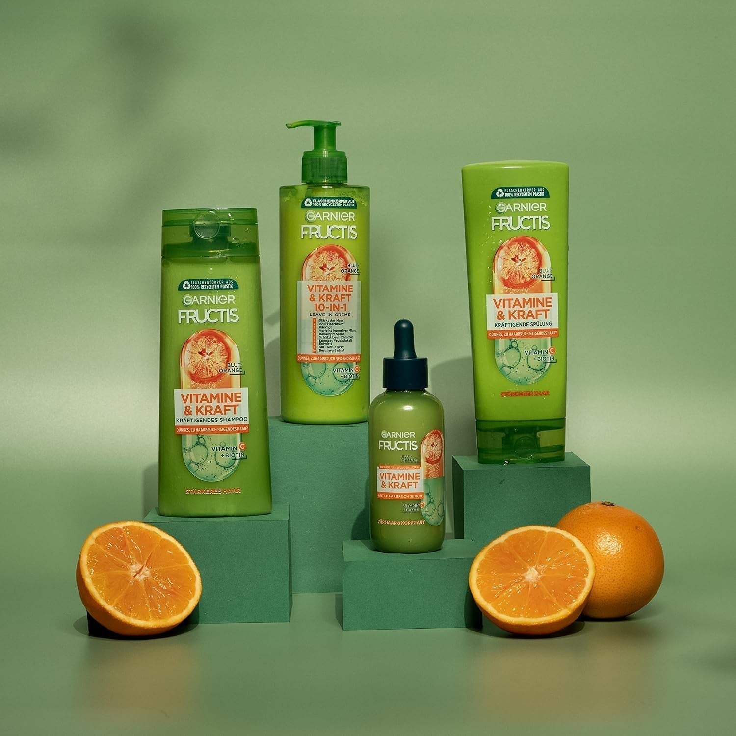 Garnier Stärkendes Serum für dünner werdendes Haar und Kopfhaut, wirksam gegen Haarausfall, 2 x 125 ml Garnier Haarpflege