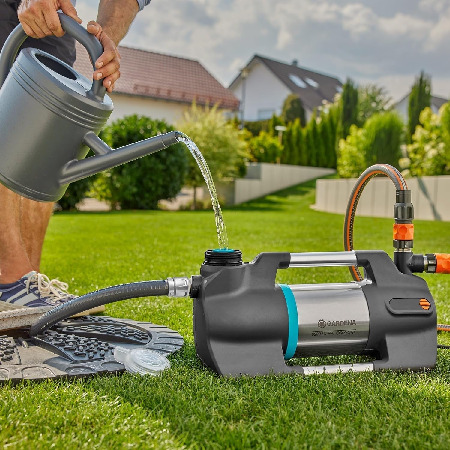 Gardena Saugset mit 4 m Saugschlauch