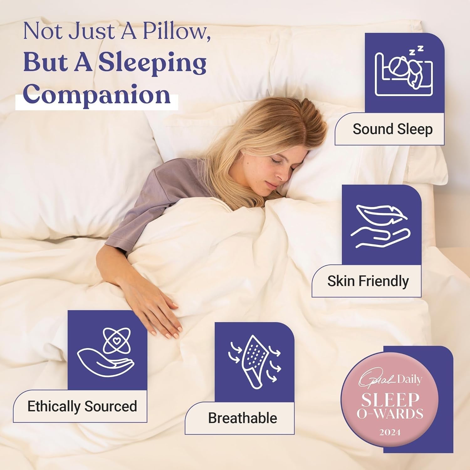 Fluffco Daunen-Alternativkissen Standardkissen zum Schlafen Queen-Size-Kissen Bettkissen Seitenschläferkissen Kühlkissen Hotelkissen Nackenkissen Reisekissen (Standard fest) Standardkissen Naty Shop