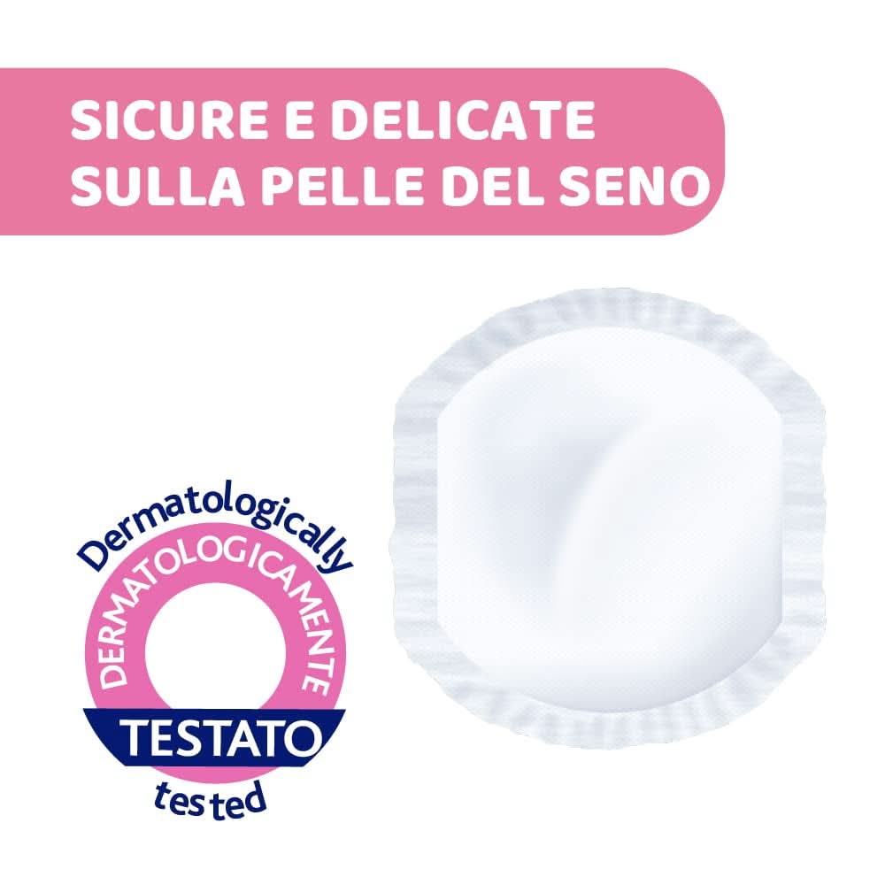 Chicco Acterielle Natural Feeling Stilleinlagen, 30 Stück Lebensmittel- und Stillzubehör Bebe Naty Shop