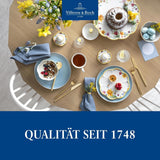 Villeroy & Boch - Frühlingserwachen Frühstücksset für 2, 6-teilig, Ostergeschirr-Set, Frühstück, Ostern, Kaffeeservice, Frühlingsgeschirr, Porzellan