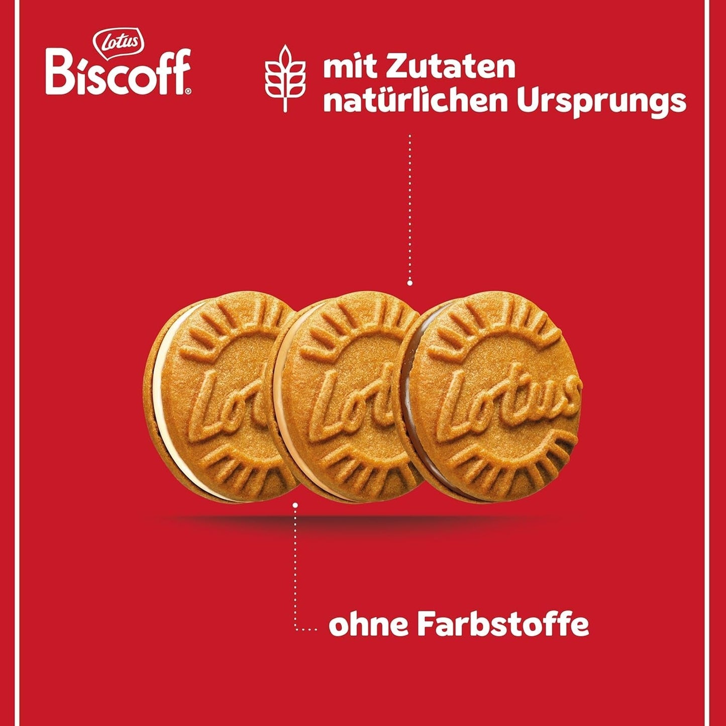 Lotus Biscoff | Doppelte Kekse-Sortenpackung | 3 Sorten | 2 Pakete pro Sorte | 15 Doppelkekse pro Packung | Inhaltsstoffe natürlichen Ursprungs | Keine Farbstoffe | 6 x 150g | 900g