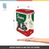 Nostalgic-Art Retro-Kaffeedose, 1,3 l, Vespa – italienischer Klassiker – Geschenkidee für Roller-Fans, Original-Lizenzprodukt (OLP), Vintage-Design-Werkstatt-Dekoration, Vintage-Design-Werkstatt-Dekoration, Lebensmittel-Aufbewahrungsboxen, Naty Shop