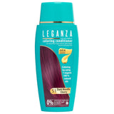 Leganza Natural Balm Haarfärbemittel Farbe 71 Café Latte | Haarfärbemittel ohne Ammoniak | Angereichert mit 7 natürlichen Ölen | 150 ml Naty Shop Haarfärbemittel 51 Dark Morello Cherries