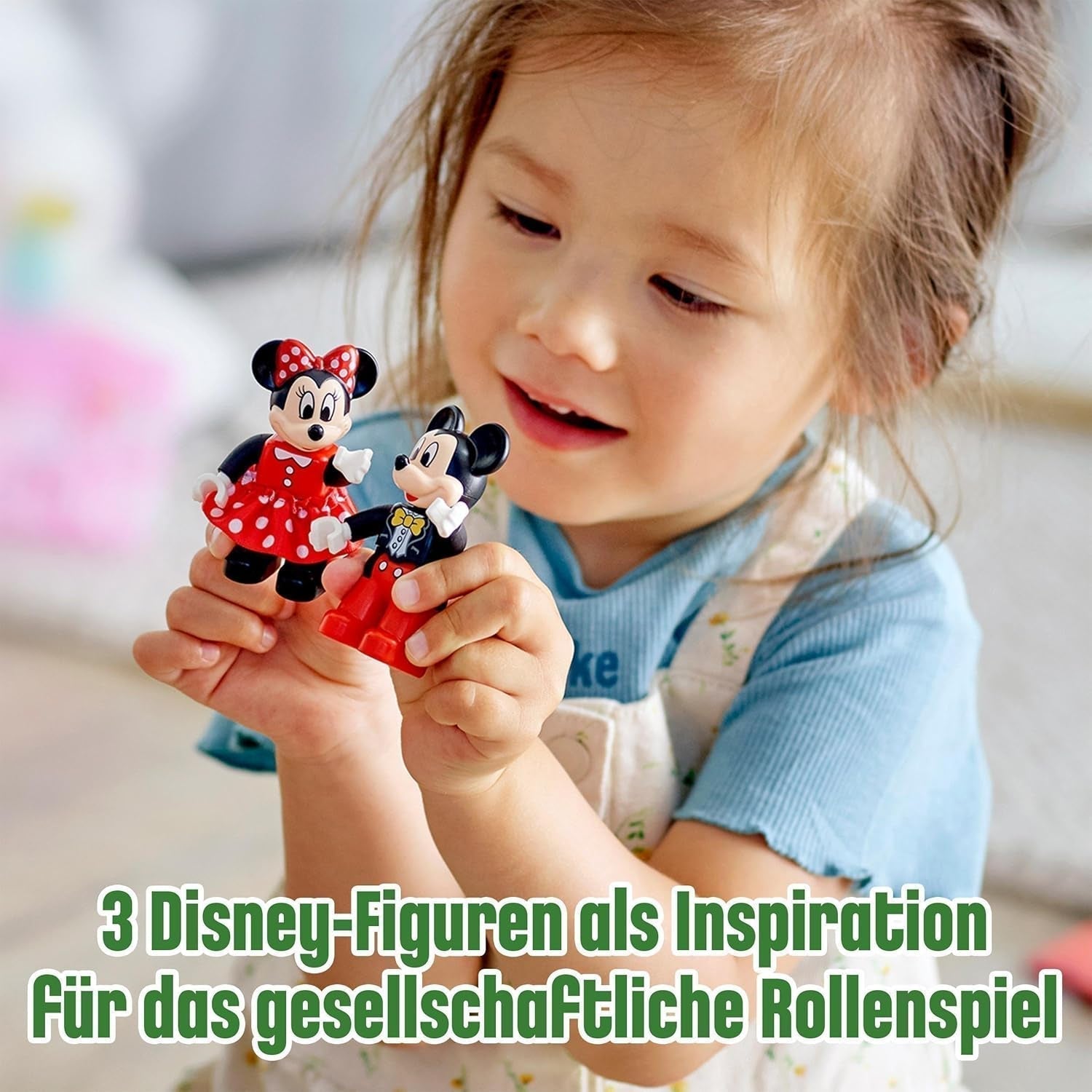 LEGO 10941 DUPLO Disney Mickey und Minnie Geburtstagszug, Spielzeugzug mit Kuchen und Luftballons, Geschenk für Kinder ab 2 Jahren. Bausets Besuchen Sie den LEGO-Store