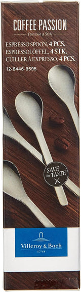 Villeroy und Boch - Coffee Passion Espressolöffel-Set, 4-teilig, 10 cm, Edelstahl 18/10 Kitchen Naty Shop