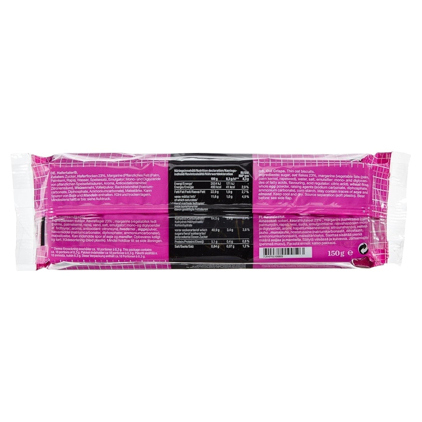 Gille Schwedische Hafercracker, 150 g (1 Packung)