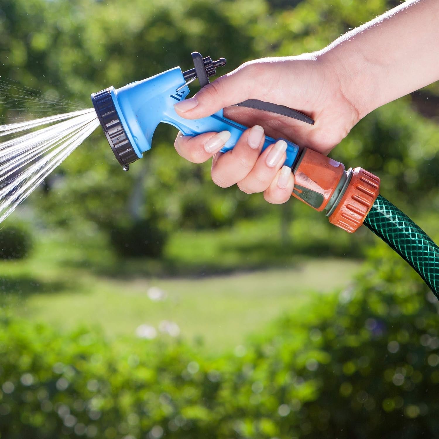 Relaxdays Gartenschlauch 50 m, universeller Wasserschlauch 1/2 Zoll aus PP, zur Bewässerung von Beeten und Rasen, dunkelgrün