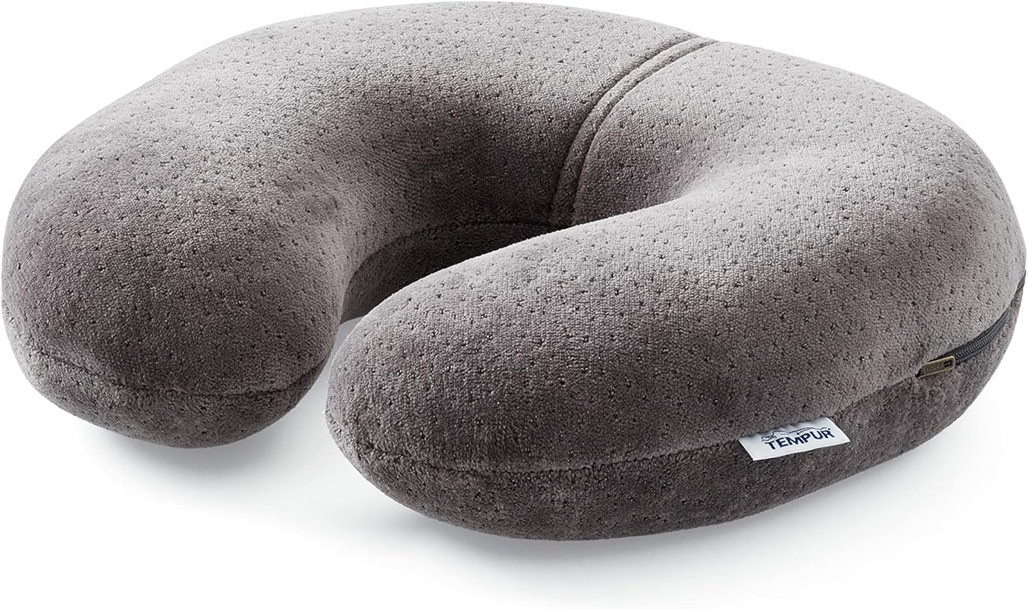 TEMPUR Transit-Reisekissen, bequemes viskoelastisches Nackenkissenmaterial, ideal für Reisen mit Bus, Bahn, Auto oder Flugzeug, 30 x 28 x 8 cm