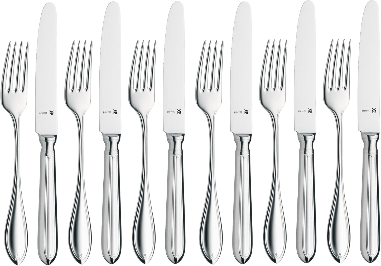 WMF Premiere, 12-teilig, für 6 Personen, Besteck zum Frühstück Kitchen Naty Shop