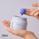 Schwarzkopf Professional BLONDME Bond Repair Purple Mask Maske für kühles Haar Neutralisiert Gelbtöne für gefärbtes, gebleichtes und helles Haar Tiefenpflegend und stärkend 200 ml Haarmaske Naty Shop