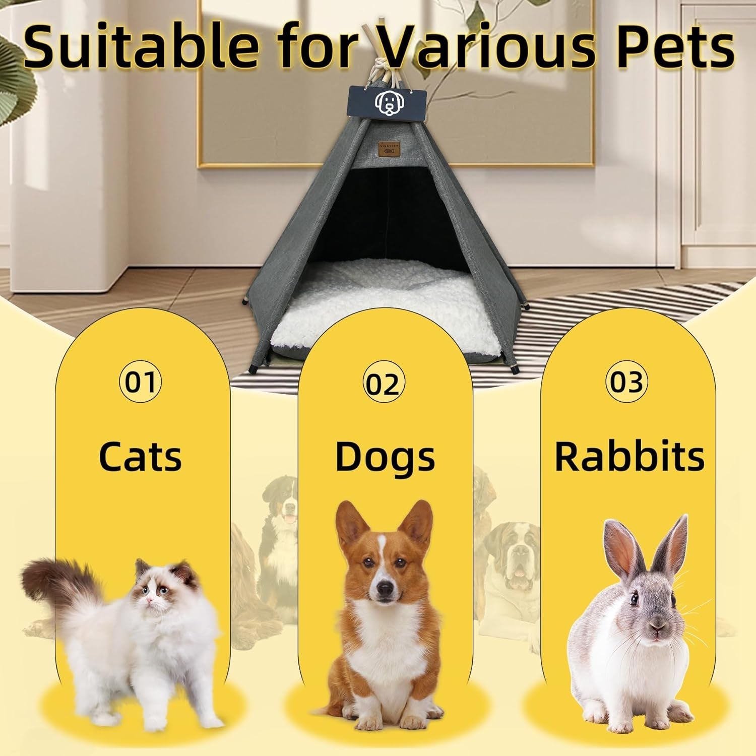 Decken und Möbel, Haustiere, Höhlen und Häuser, Katzen, Betten für Katzen, Katzenbetten, Matratzen