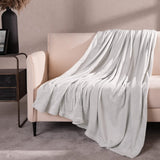 Brentford's Ultra Soft Fleece-Tagesdecke, Silbergrau, großes Doppelbett – 150 x 200 cm. Betten und Decken. Beuche den Brentfords-Store