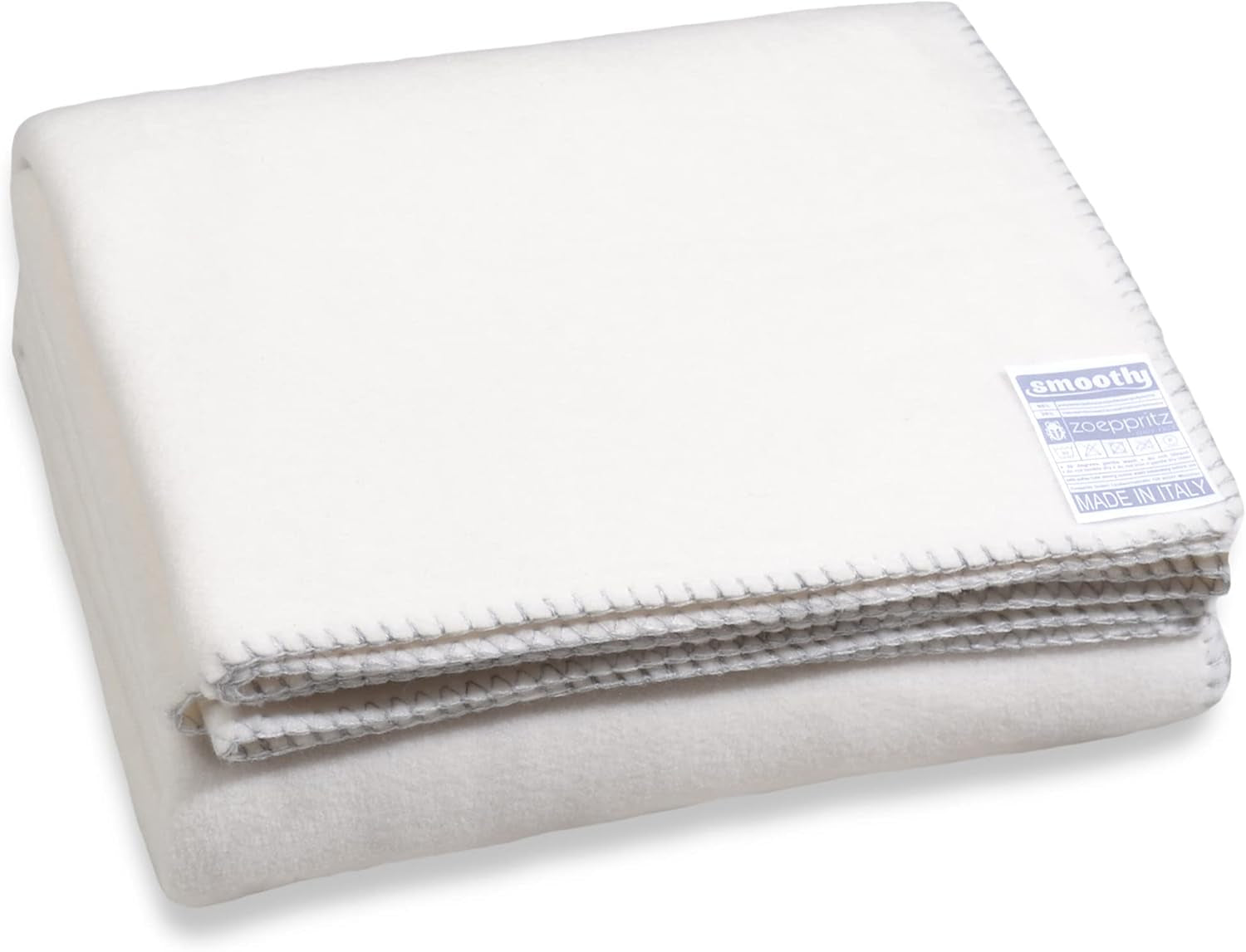 Zoeppritz Since 1828 Smoothy Fleecedecke – Flauschige bequeme Polarfleecedecke – Vegan – 140 x 190 cm – 010 Off-White, 010 Offwhite Zoeppritz Since 1828 Betten und Bettdecken Hellweiß 140 x 190 cm