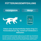 PURINA ONE Fell- und Haarballen-Nassfutter für Katzen in Sauce mit Huhn, 26er-Pack (26 x 85 g)
