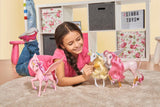 Simba 109480092 - Mia and Me Einhorn Kyara, mit beweglichen Flügeln, Haarspangen und Stylingbürste, 20 cm, ab 3 Jahren, rosa