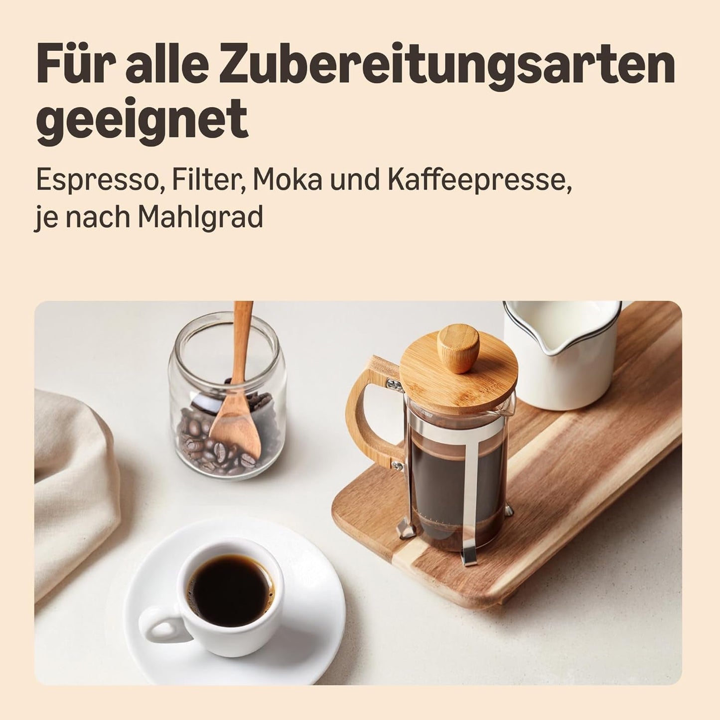von Amazon Kaffeebohnen, Mittlere Röstung, 100% Arabica, Amaretto, 2kg (2 Packungen mit 1kg)