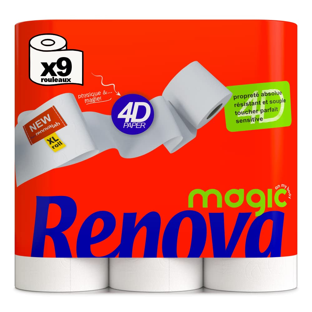 Renova Toilettenpapier – 9 Rollen