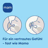 MAM Original Schnuller, 2er-Pack, zahnfreundliche Babyschnuller, aus nachhaltigen und bioregenerierbaren Materialien, MAM SkinSoft Silikonsauger, mit Schnullerbox, 6-16 Monate, Grün/Beige