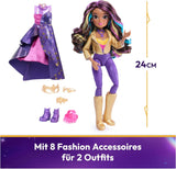 Unicorn Academy Deluxe Maskenball – Sophia Original-Puppe aus der beliebten Netflix-Serie, 24 cm groß, mit 2 Outfits und Accessoires, ab 4 Jahren
