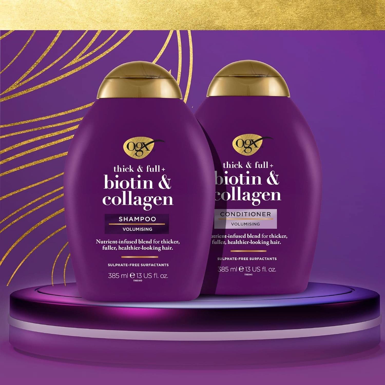 OGX Biotin- und Kollagen-Shampoo, 385 ml Dusche und Bad Naty Shop
