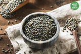 Wholefood Earth Bio-Dunkelgrüne Linsen nach französischer Art 1 kg gentechnikfrei | Vegan | Reich an Ballaststoffen | Reich an Protein | Bio-zertifiziert