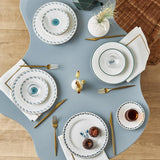 Karaca İznik Dessert-Set für 6 Personen, 18-teilig – elegantes Geschirr für köstliche Desserts