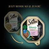 SHEBA Nassfutter für Katzen, Nature's Collection in Lachssauce, 2 x 11 x 85 g