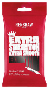 Extra Fondant Schwarz 1 kg – Extra elastischer Fondant mit Vanillegeschmack, perfekt zum Bedecken von Kuchen – Schwarz – 1 kg Zuckerpaste Naty Shop Single