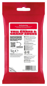 Extra Fondant Rot 1 kg – Extra elastischer Fondant mit Vanillegeschmack, perfekt zum Bedecken von Kuchen – Rot – 1 kg Zuckerpaste Naty Shop