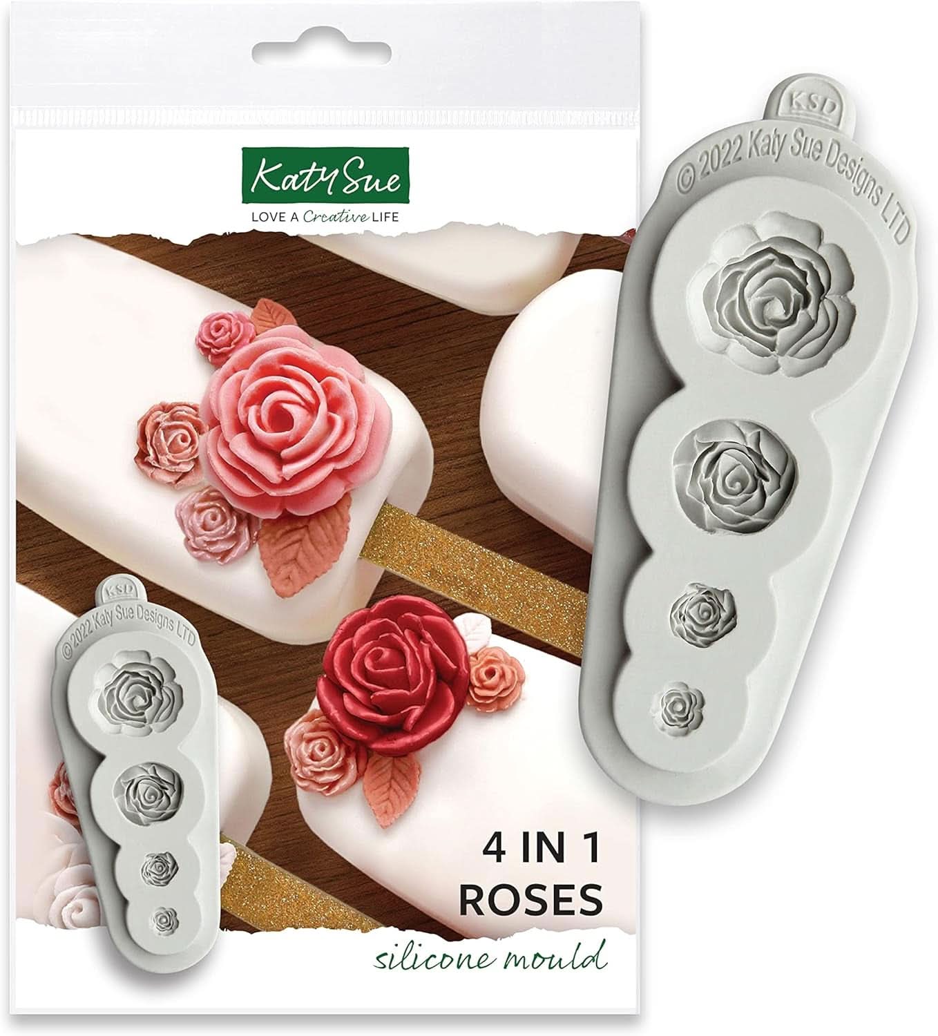 Katy Sue, Silikonform 4 Rosen Kitchen Naty Shop