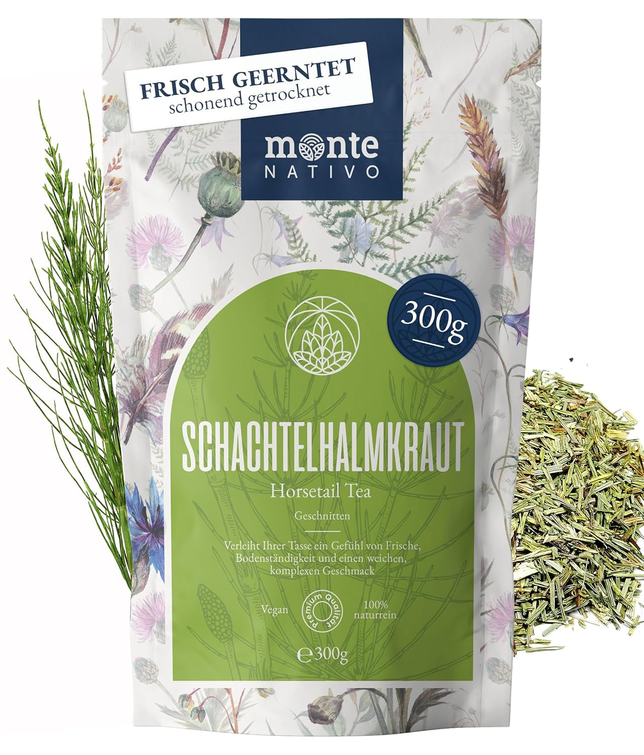 Monte Nativo Zeremonielles Matcha-Pulver (40 g) – perfekt für Matcha-Tee, Lattes und Smoothies – grüner Tee aus Japan – Zeremonienqualität, in Metallbox – 100 % rein, glutenfrei, fein gemahlen