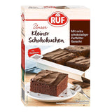 RUF Kleiner Himbeer-Schokokuchen, Mini-Kuchen Mit Feiner Puddingcreme, Himbeeren Und Weißen Schokoraspeln, Inkl. Backform, 1X252G Mischung zum Backen und Kochen Naty Shop 270 G (1Er Pack) Schokokuchen